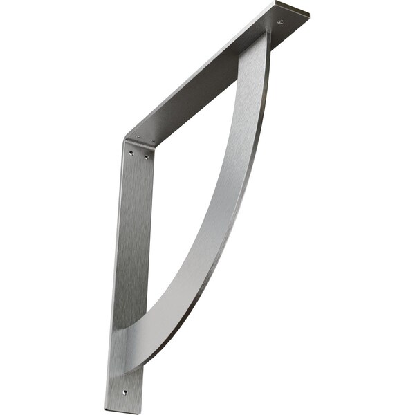 Ekena Millwork Bulwark Steel Bracket, Stainless Steel 2"W x 16"D x 16"H BKTM02X16X16BUSS - main